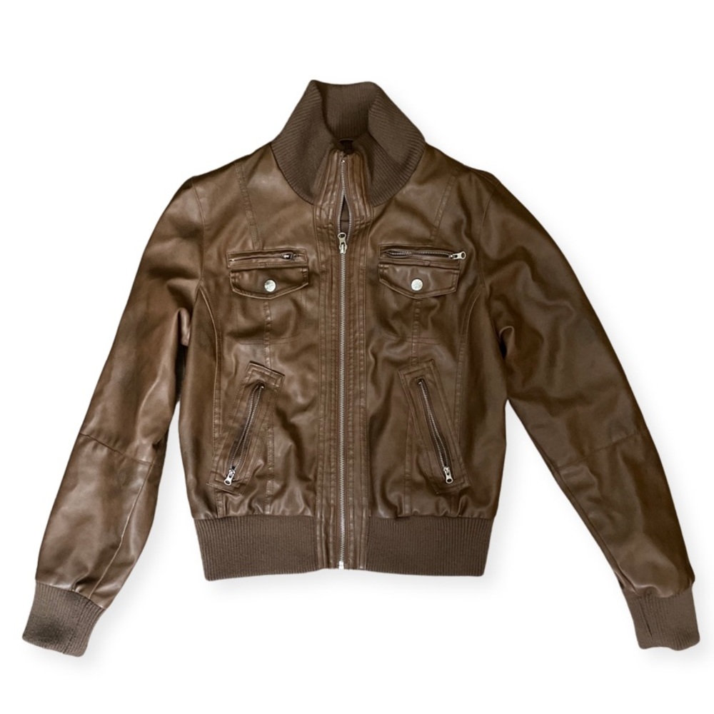 Soft Faux Leather Jacket